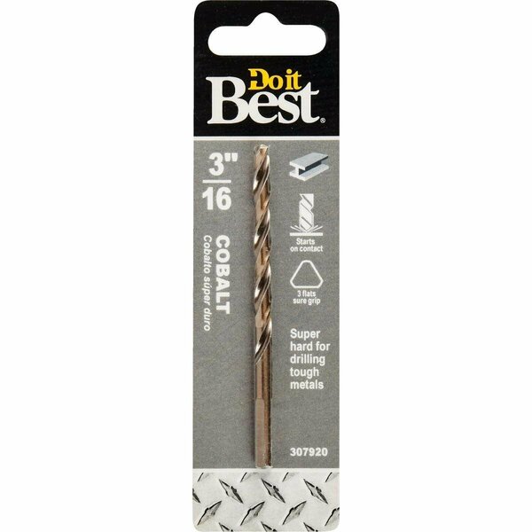 All-Source 3/16 In. Cobalt Drill Bit 249371DB